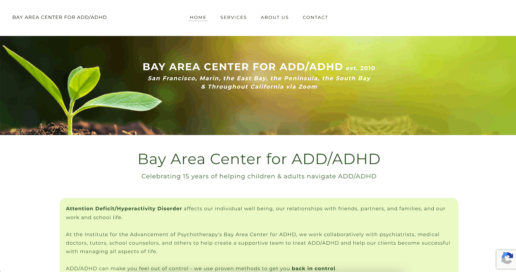 Bay Area Center for ADD/ADHD