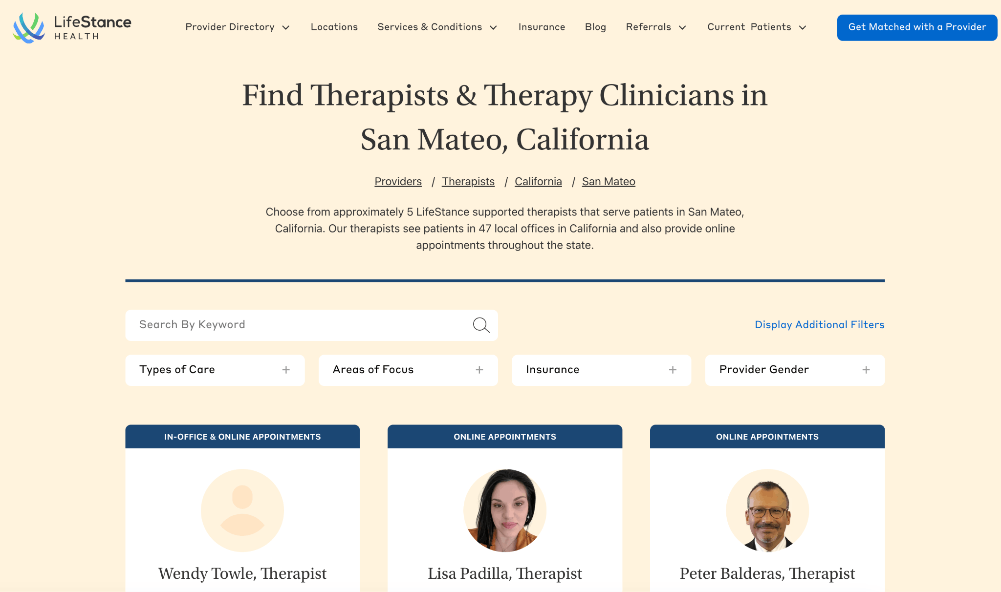 LifeStance Health San Mateo
